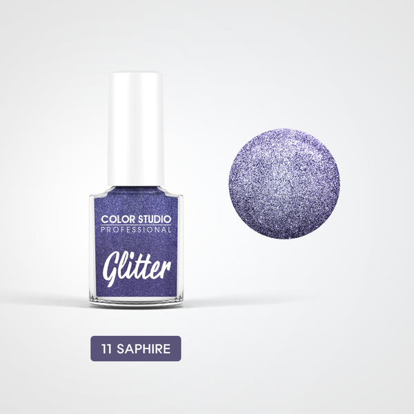 Glitter Nail Colors - Saphire 11