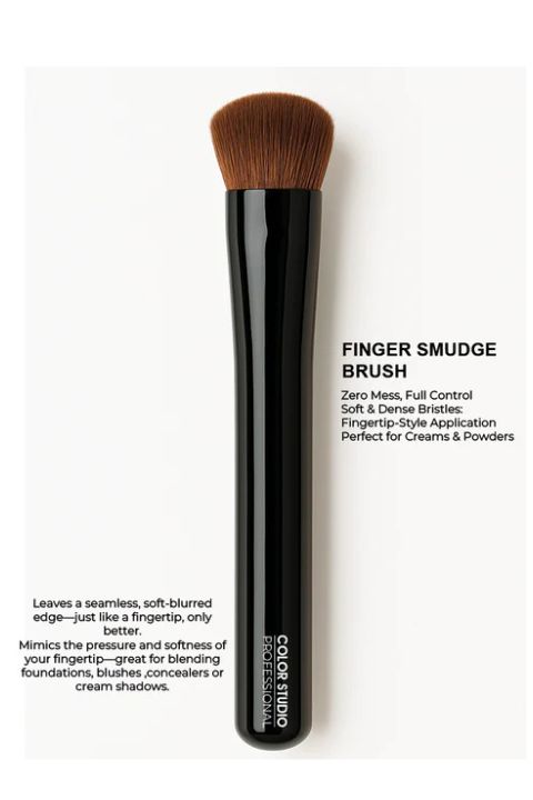 FINGER SMUDGE BRUSH - PRO MAKEUP BRUSHES COLOR STUDIO