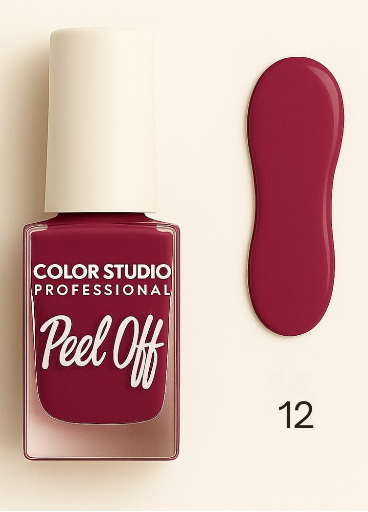 12 ROXY - PEEL OFF NAIL COLORS - WATER BASED NAIL POLISH