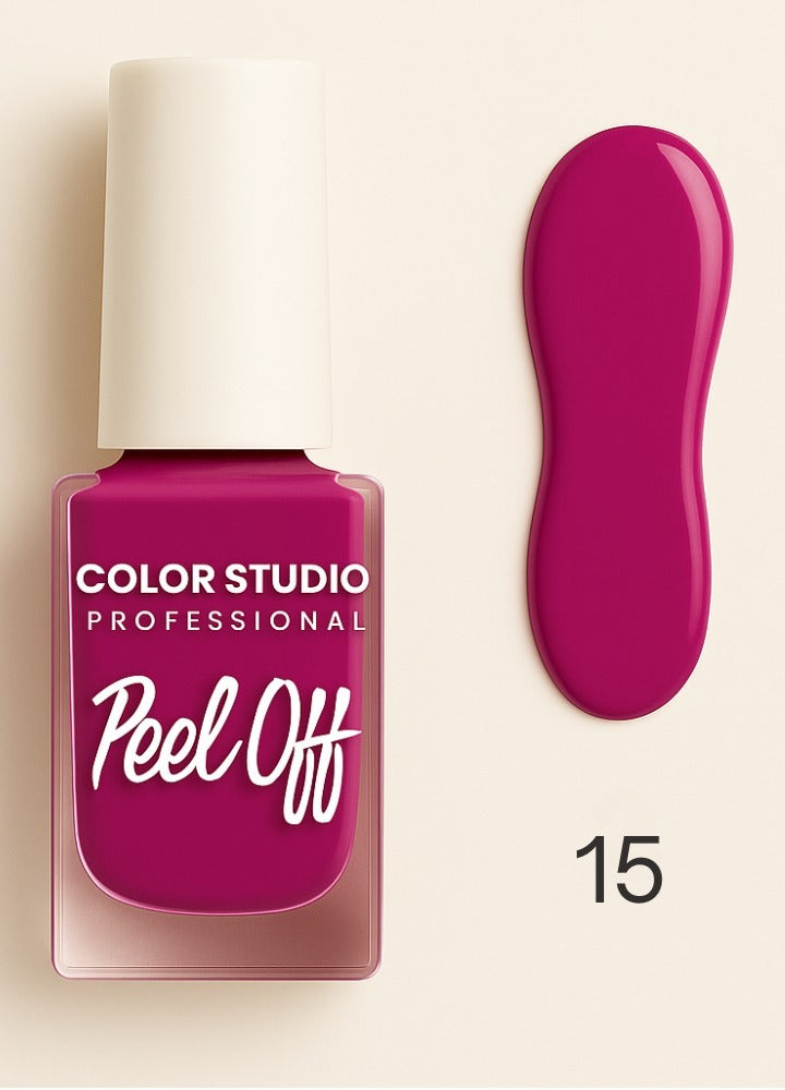 15 CRUSH- PEEL OFF NAIL COLORS - WATER BASED NAIL POLISH