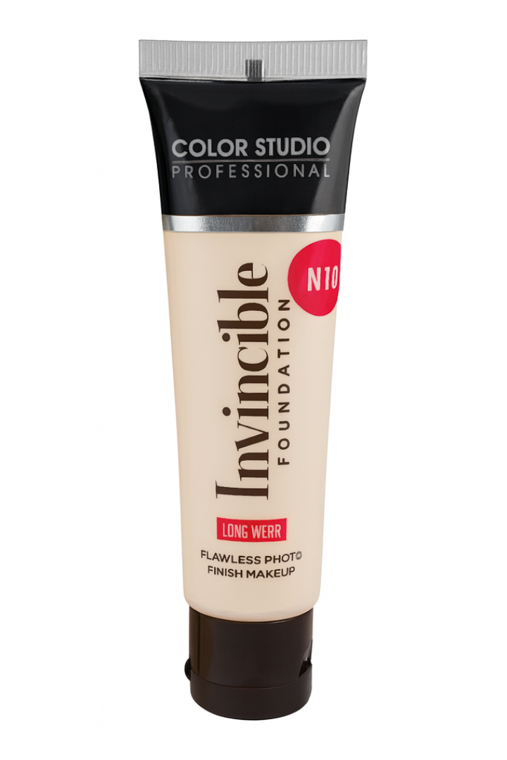 INVINCIBLE FOUNDATION SHADE PORCELAIN - N10- FLAWLESS PHOTO FINISH MAKEUP