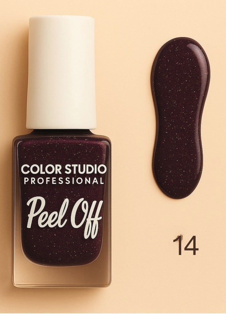 14 WARRIOR - PEEL OFF NAIL COLORS - WATER BASED NAIL POLISH