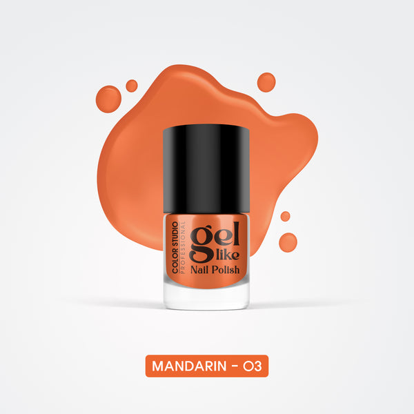 Gel Like Nail Polish -  03 Mandarin