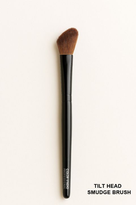 TILT HEAD SMUDGE BRUSH - PRO MAKEUP BRUSHES COLOR STUDIO