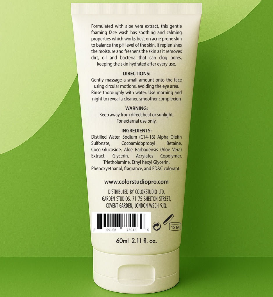 Aloe Vera Face Wash – SLS Free, Paraben Free
