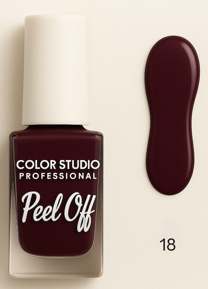 18 OMG - PEEL OFF NAIL COLORS - WATER BASED NAIL POLISH