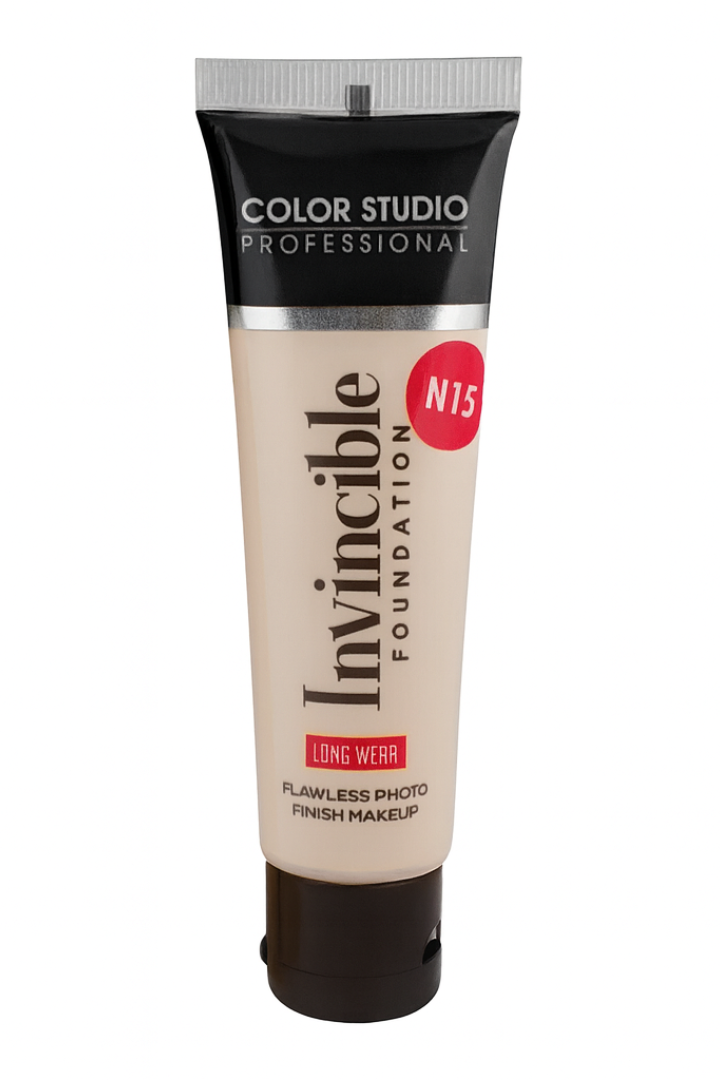 INVINCIBLE FOUNDATION SHADE FAIR IVORY- N15- FLAWLESS PHOTO FINISH MAKEUP
