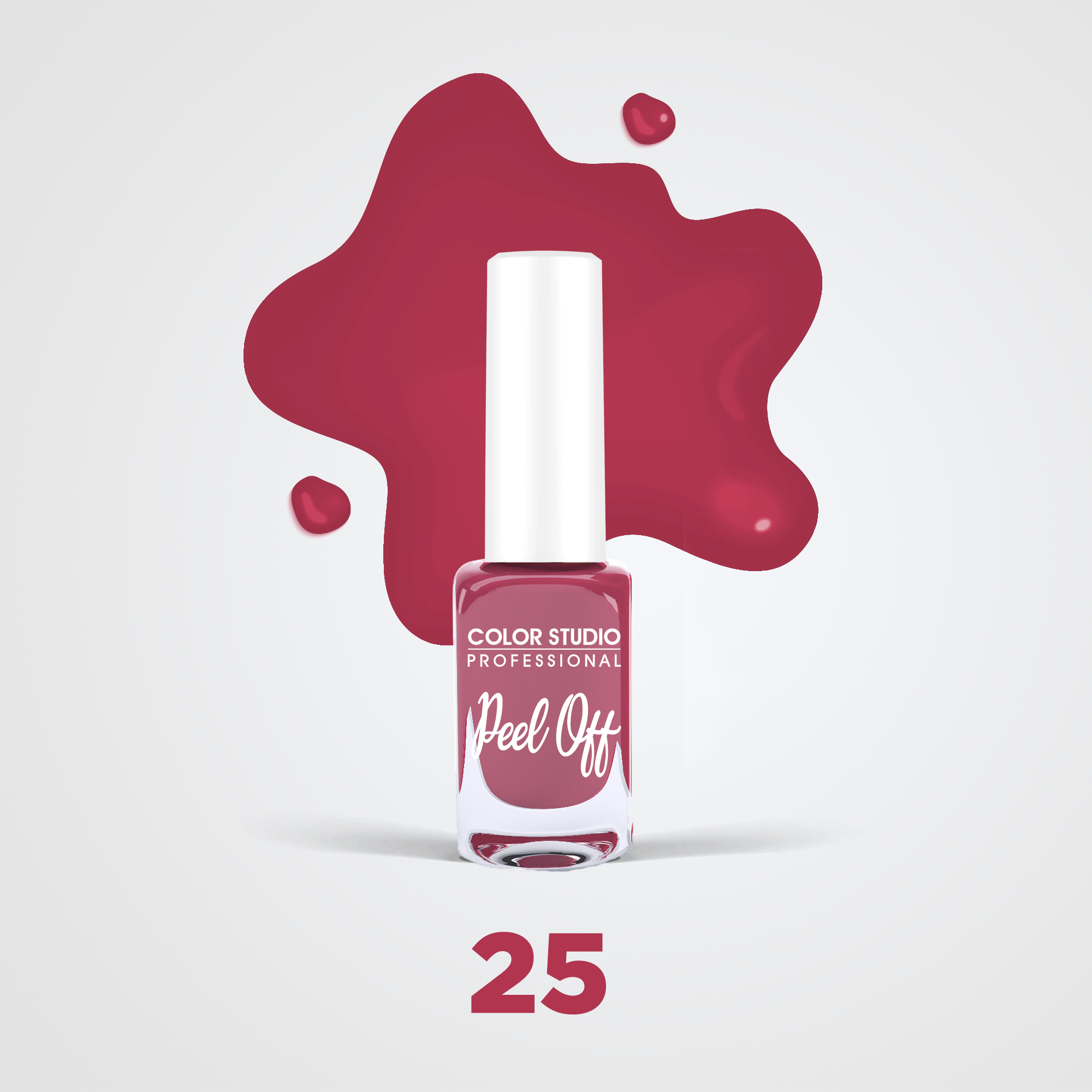 25 ARIANA - PEEL OFF NAIL COLORS - WATER BASED NAIL POLISH