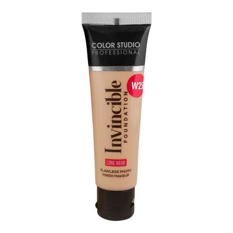 INVINCIBLE FOUNDATION SHADE GOLDEN BEIGE-W25- FLAWLESS PHOTO FINISH MAKEUP