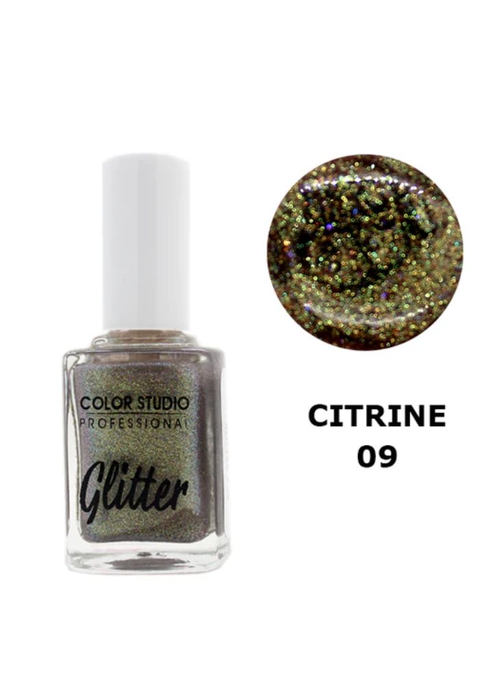 Glitter Nail Colors - Citrine 09