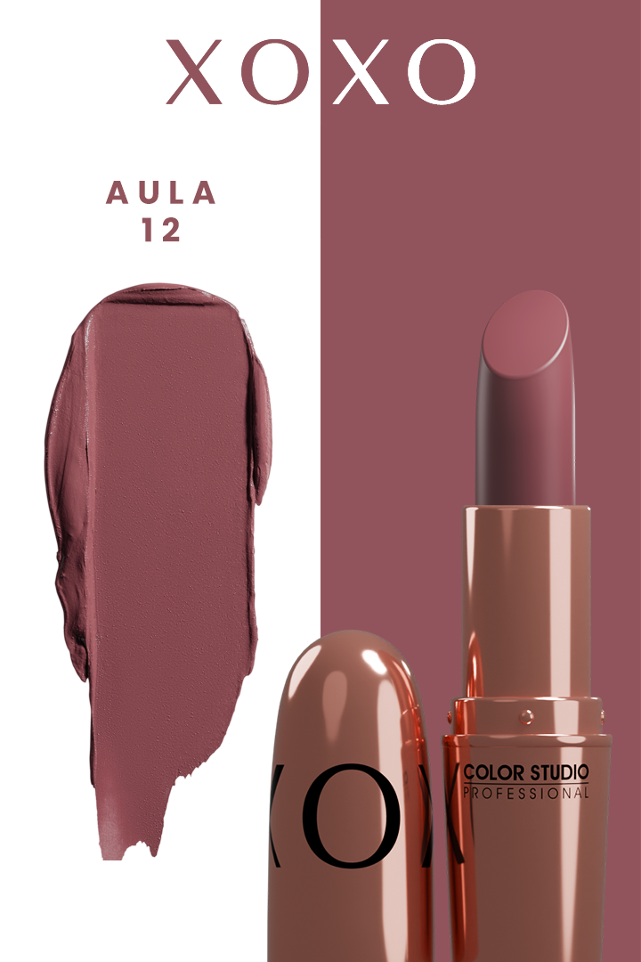COLOR STUDIO XOXO LIPSTICK AULA # 12