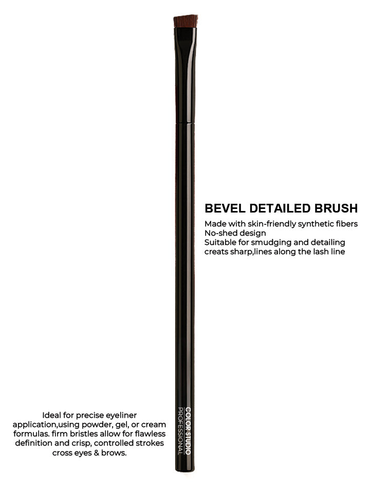 BEVEL DETAILED BRUSH - PRO MAKEUP BRUSHES COLOR STUDIO