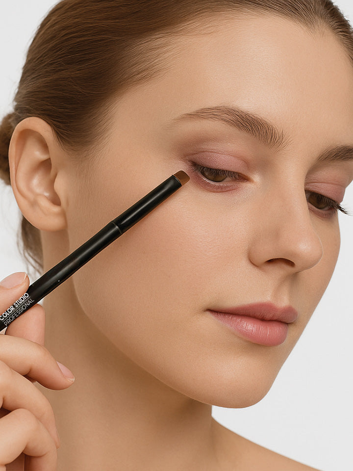 BEVEL DETAILED BRUSH - PRO MAKEUP BRUSHES COLOR STUDIO