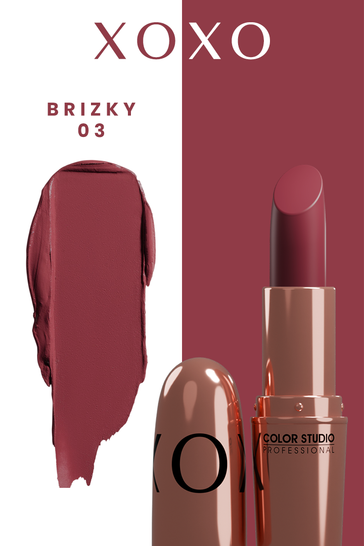 COLOR STUDIO XOXO LIPSTICK BRIZKY # 03