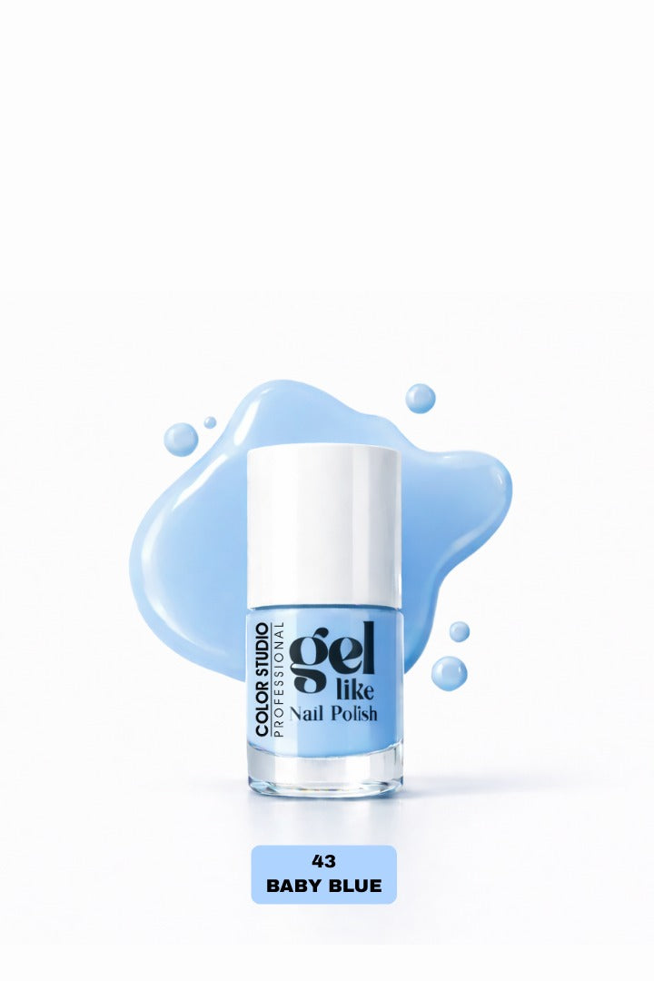 Gel Like Nail Polish -  43 Baby Blue