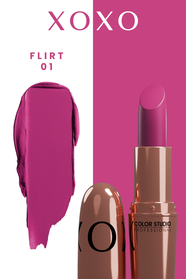 COLOR STUDIO XOXO LIPSTICK FLIRT # 01
