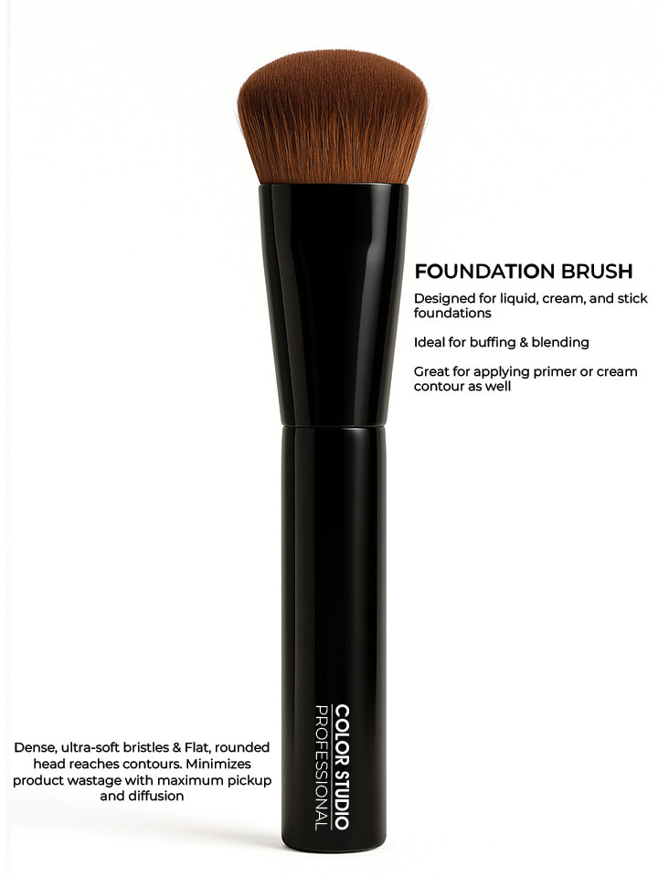 FOUNDATION BRUSH - PRO MAKEUP BRUSHES COLOR STUDIO