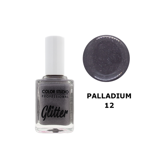 Glitter Nail Colors - Palladium 12 - COLORSTUDIOMAKEUP