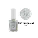 Glitter Nail Colors - Silver Diamond 19 - COLORSTUDIOMAKEUP