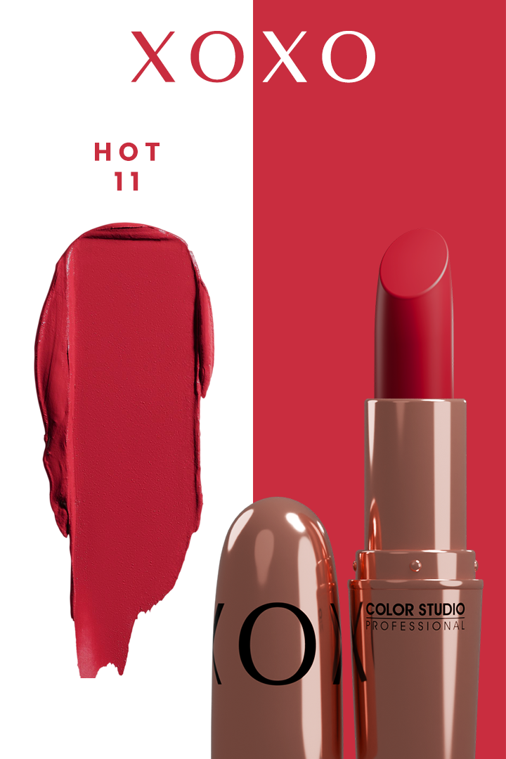 COLOR STUDIO XOXO LIPSTICK HOT # 11