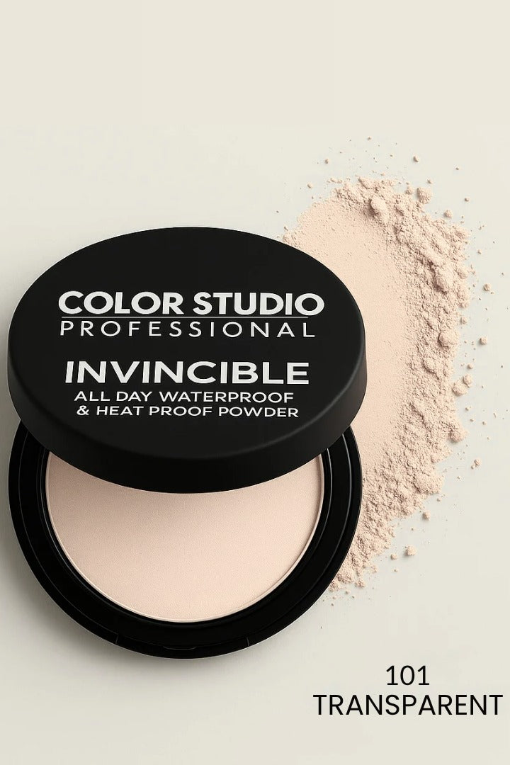Color Studio Invincible Powder – Waterproof, Heat-Proof, Face Powder Compact