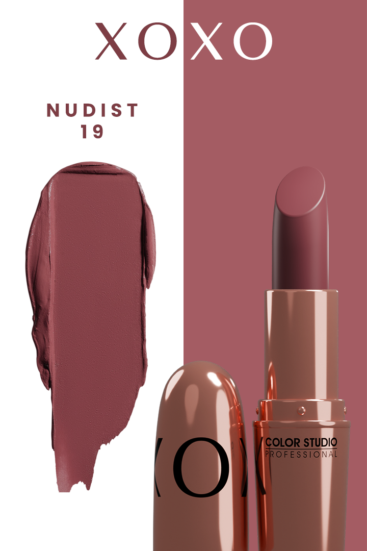 COLOR STUDIO XOXO LIPSTICK NUDIST # 19