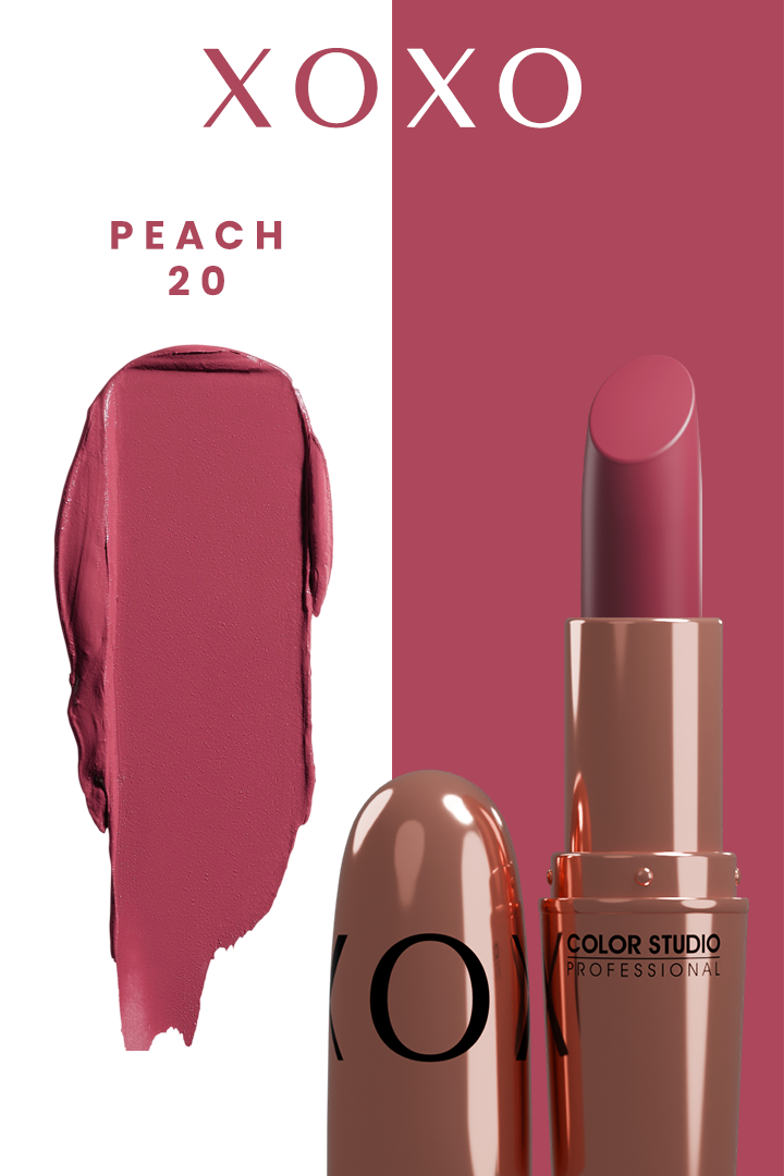 COLOR STUDIO XOXO LIPSTICK PEACHY # 20