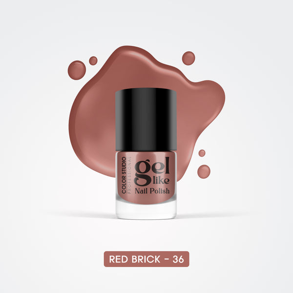 Gel Like Nail Polish -  36 Red Brick