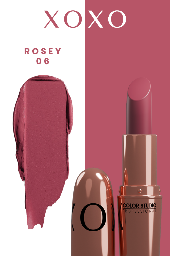 COLOR STUDIO XOXO LIPSTICK ROSEY # 06