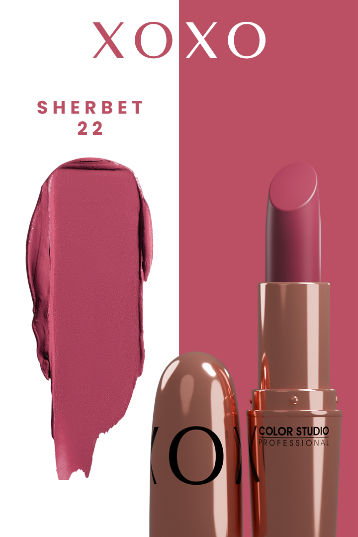 COLOR STUDIO XOXO LIPSTICK SHERBET# 22