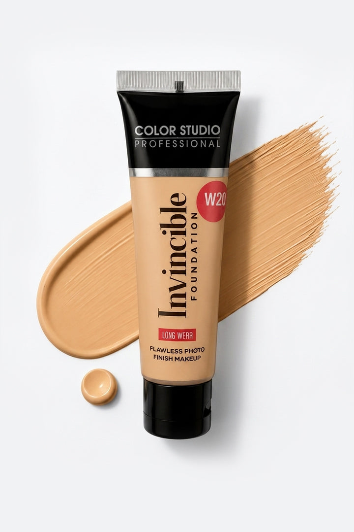 Invincible Foundation Medium Beige – W20