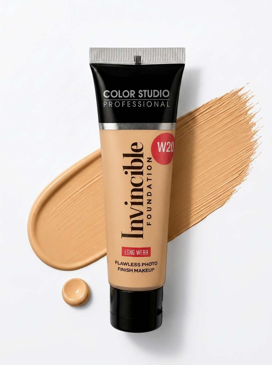 Invincible Foundation Medium Beige – W20