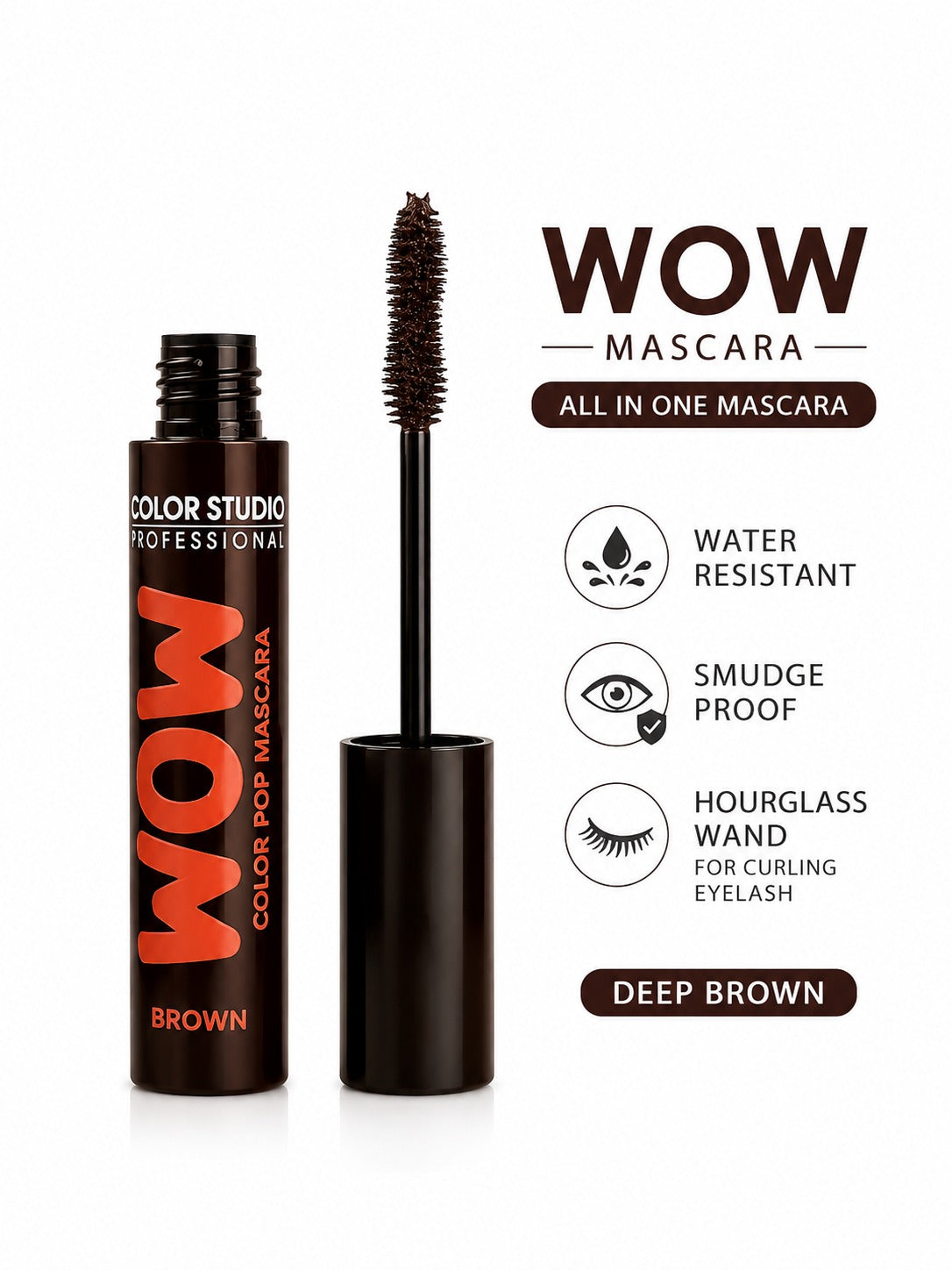 WOW Deep Brown Mascara