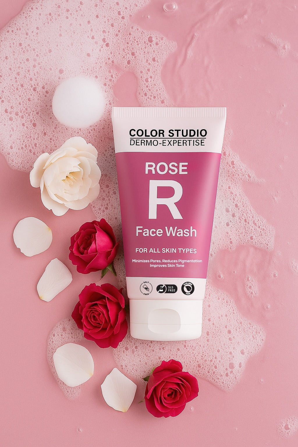 ROSE FACE WASH SLS FREE