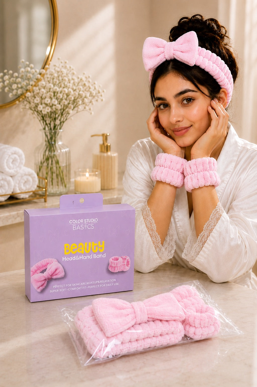 Color Studio Basics Beauty Head & Hand Band Set
