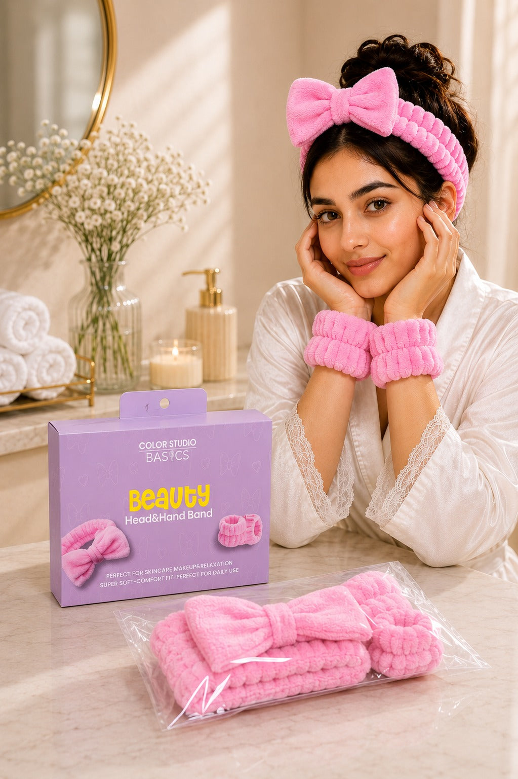 Color Studio Basics Beauty Head & Hand Band Set