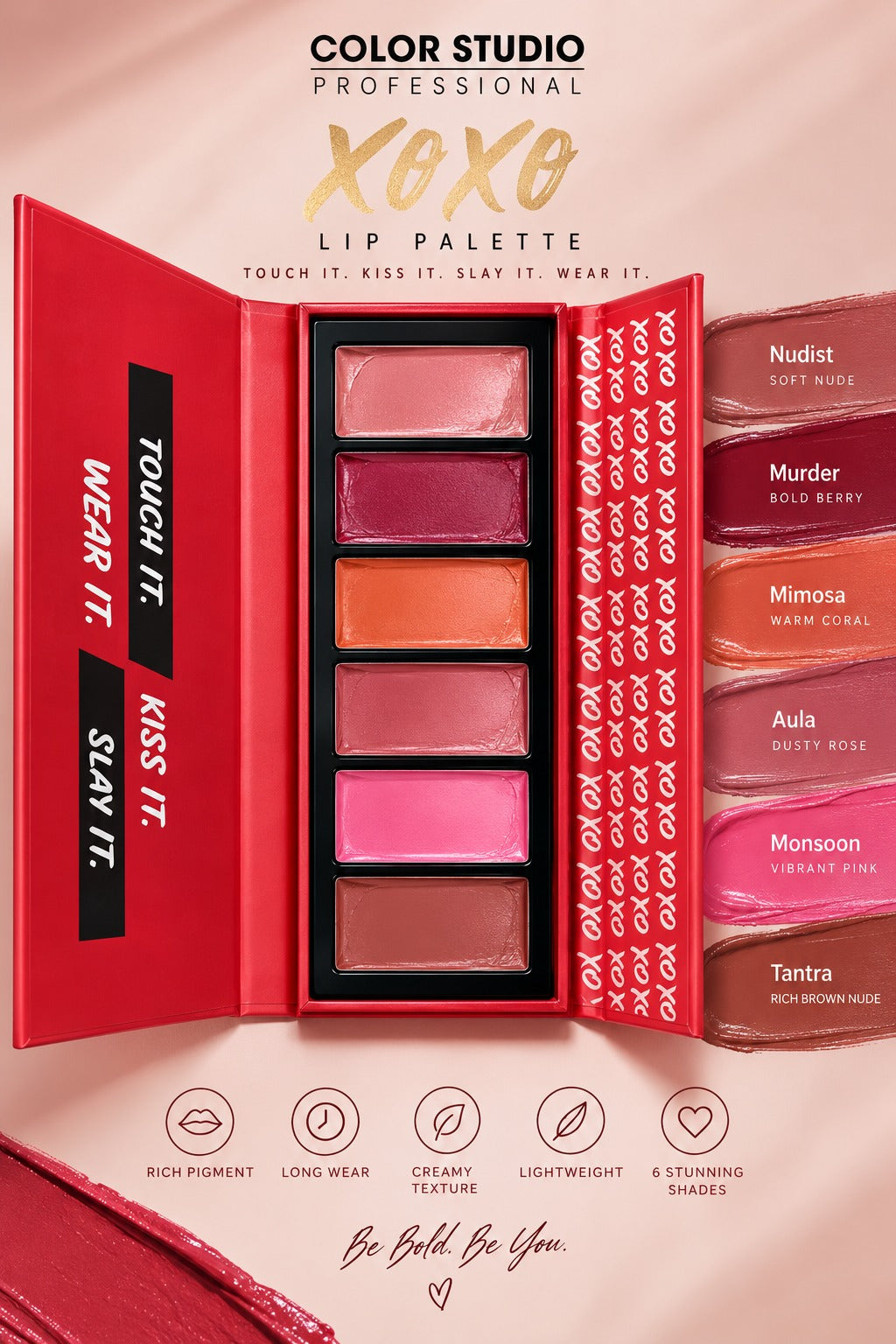 XOXO Lip Palette – Limited Edition