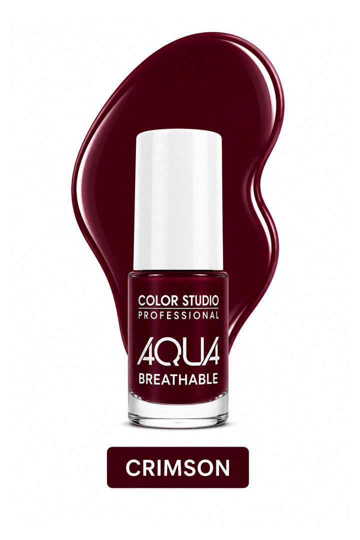 Crimson AQUA BREATHABLE NAIL COLORS