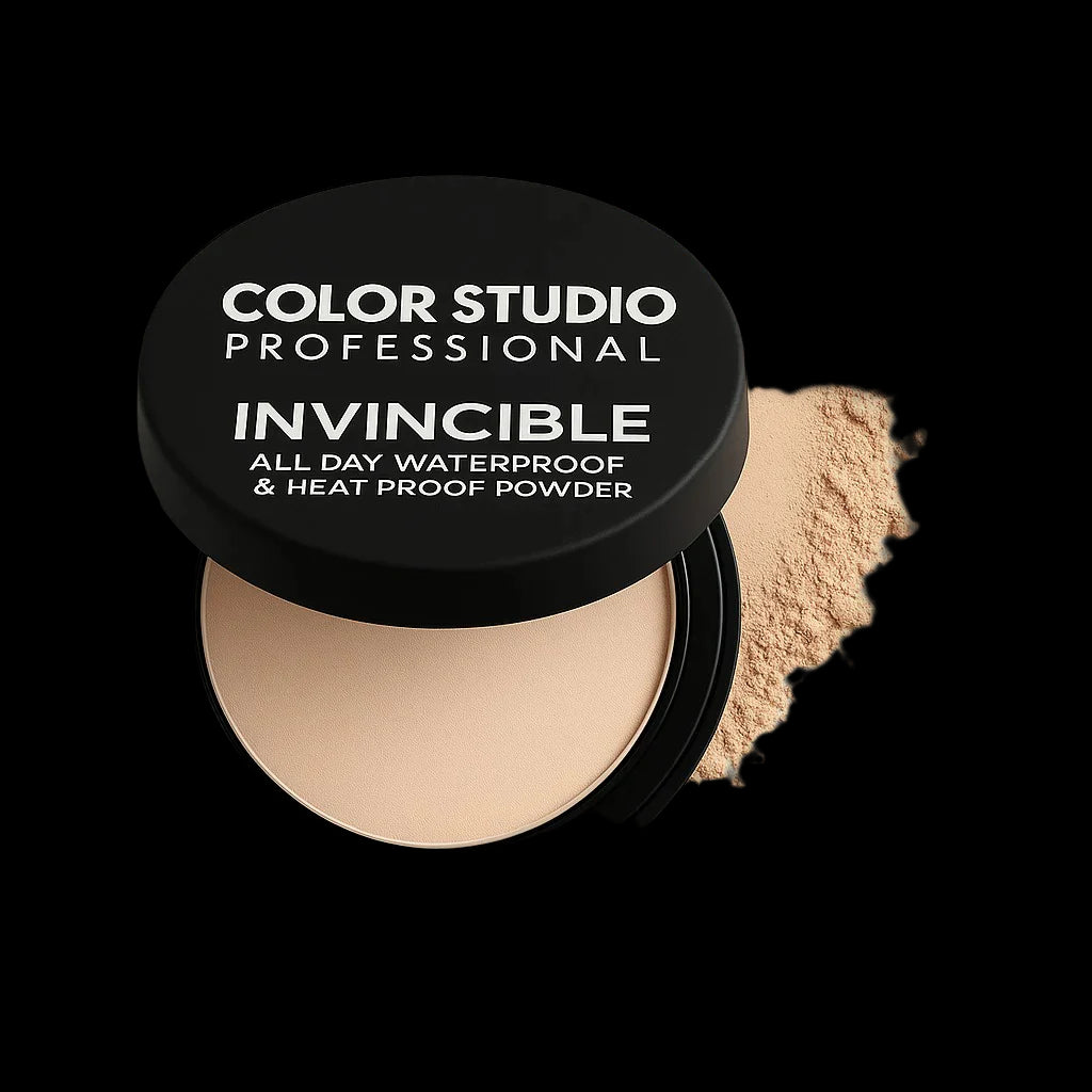 Color Studio Invincible Powder – Waterproof, Heat-Proof, Face Powder Compact