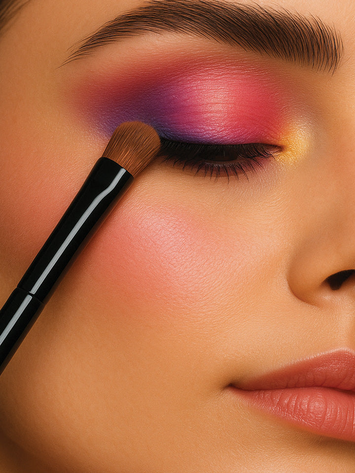 TILT HEAD SMUDGE BRUSH - PRO MAKEUP BRUSHES COLOR STUDIO