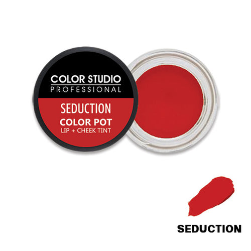 COLOR POT LIP & CHEEK TINT - SEDUCTION - COLORSTUDIOMAKEUP